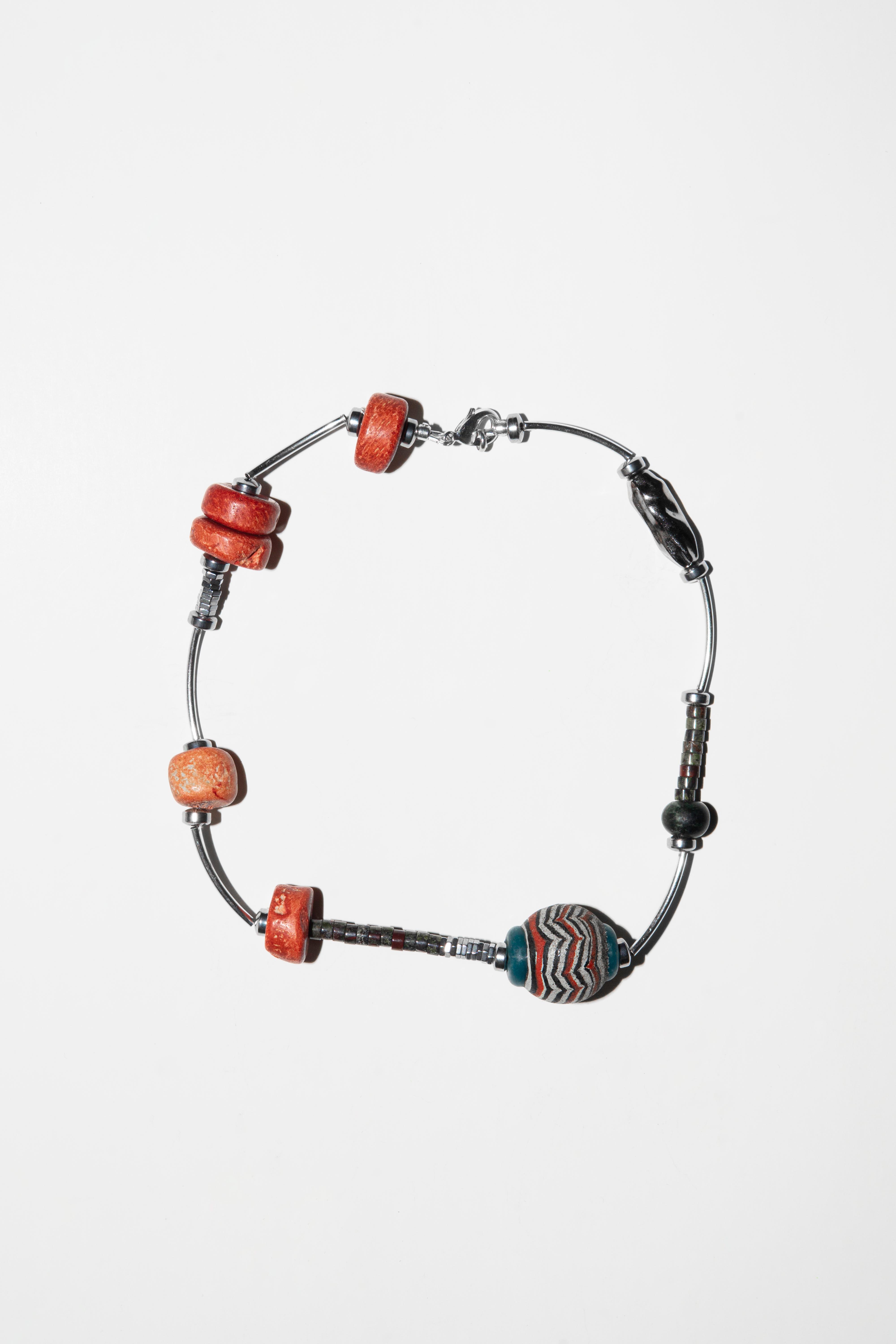 Tangerine Meteor Necklace